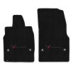 2020-2024 C8 Corvette Lloyd Floor Mats - C8 Flags Black and Stingray Word Combo