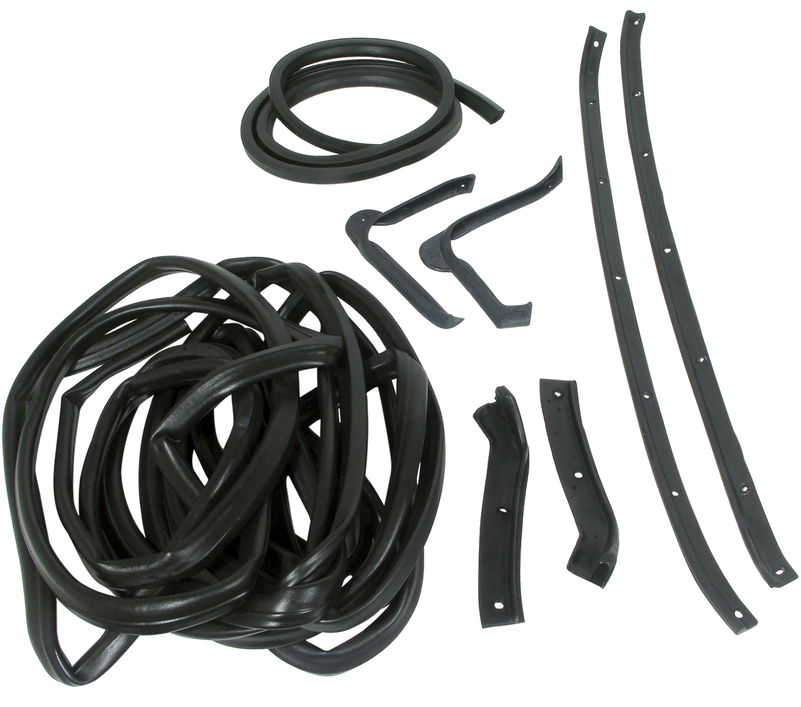 1963-1967 C2 Corvette Weatherstrip Kit - Body Coupe 9Pc