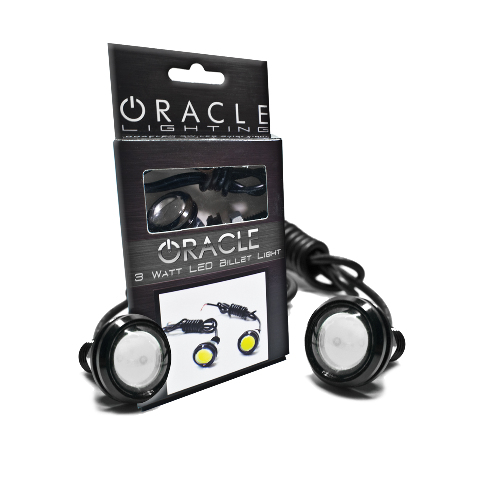 3W Universal Cree LED Billet Lights - Red Oracle