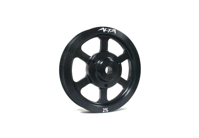 AMP-ENG-520 Alta 2002-2008 Mini Cooper S 2% Oversize Lightened Crank Pulley AMP-ENG-520 Alta 2002-2008 Mini Cooper S 2% Oversize Lightened Crank Pulley