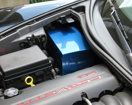 c6 Corvette painted battery cover