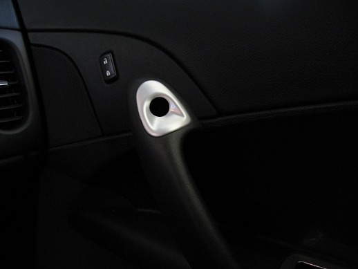 C6 Corvette Aluminum Interior Door Open Release Bezels