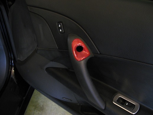 C6 Corvette Painted Interior Push Button Door Bezels