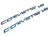 C6 Corvette Painted Fuel Rail Lettering Kit