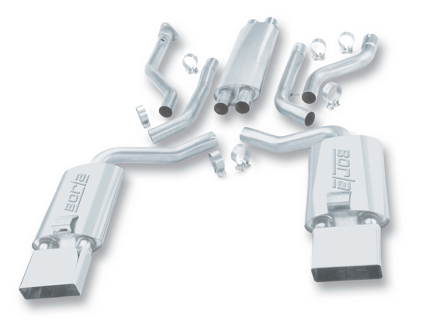 1992-1996 C4 Corvette Stainless Steel Cat-Back Borla Exhaust System