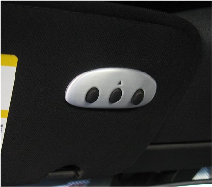 c6 corvette sunvisor trim