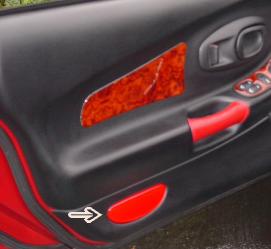 C5 Corvette door panel reflector
