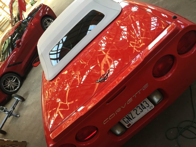 C5 Corvette ZR1 Rear Spoiler Painted