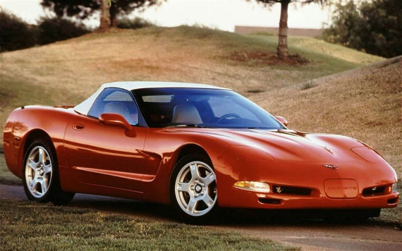 C5 Corvette White Convertible Top