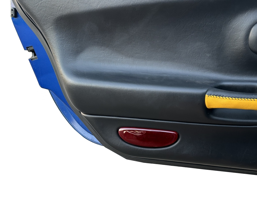 C5 Corvette Door Reflector Covers Smoked Charocal Blackouts C5 Corvette Door Reflector Covers Smoked Charocal Blackouts