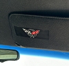 C5 Corvette Airbag Warning Visor Label Decals Covers