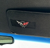 C5 Corvette Airbag Warning Visor Label Decals Covers