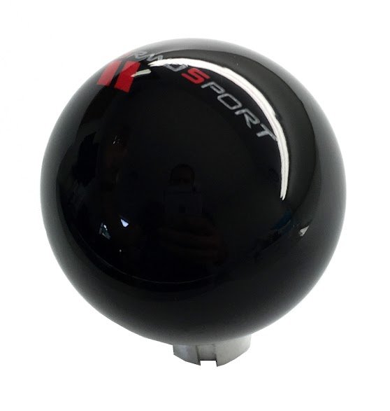 C6 Corvette Shift Knob Black With Grand Sport Logo