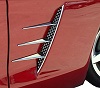 C6 Corvette Side Spears Stainless Steel Diamond Pattern