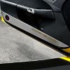 2005-2013 C6 Corvette Brushed Door Guards w/C6 Logo