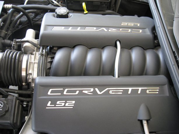 Corvette C6 Fuel Rail Letters LS3-7 Color Options