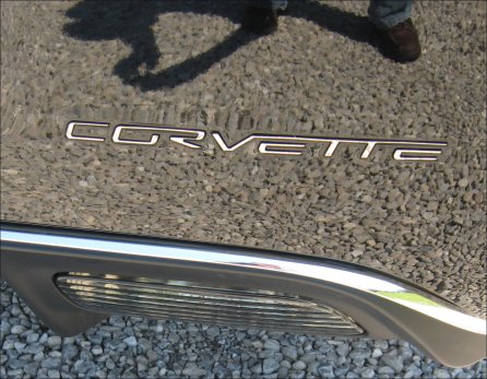 C6 Corvette Rear Bumper Lettering Letters Package