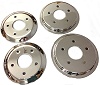 C6 Corvette Chrome Brake Hub Rotor Covers