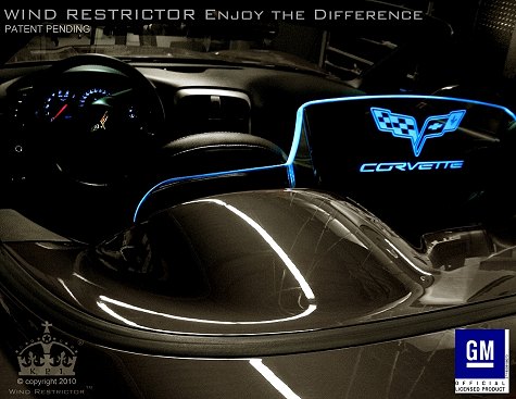 C6 Corvette Convertible Wind Restrictor - C6 or Grand Sport 