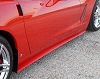 C6 Corvette Side Skirts; ZR1 Style (non Z06)