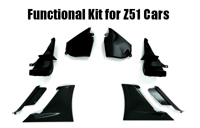 Lower Rocker Panel Z06 Scoops  for C7 Corvette Stingray