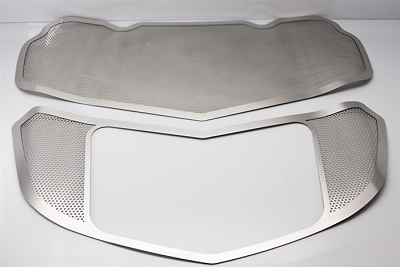 C7 Corvette Stingray Perforated Under Hood Liner Plates Package