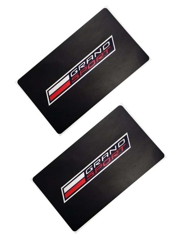 C7 Corvette Grand Sport Visor Decals with Logo