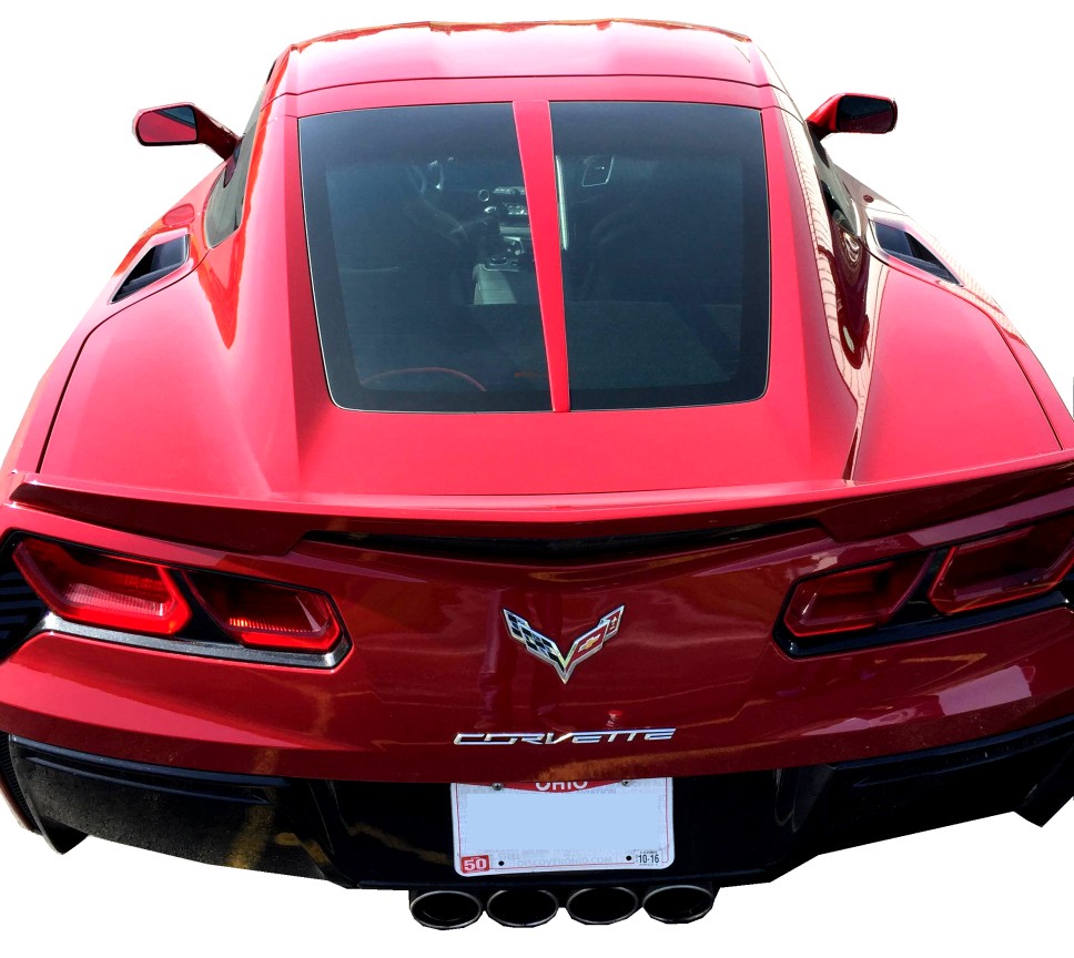 C7 Corvette Painted Rear Split Window Trim