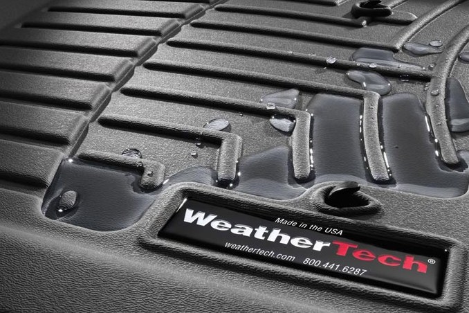 C7 Corvette Stingray WeatherTech Floor Liners - Black