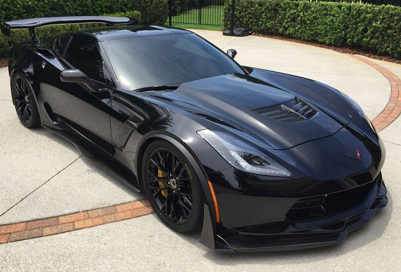 C7 Corvette Z06 APR Carbon Fiber Track Pack Front Airdam Splitter -  RPIDesigns.com