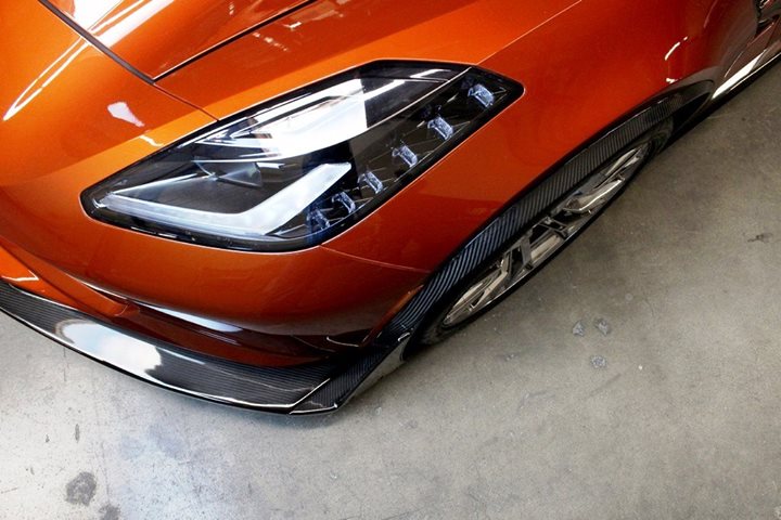 c7 z06 corvette carbon fiber wheel well spats c7 z06 corvette carbon fiber wheel well spats