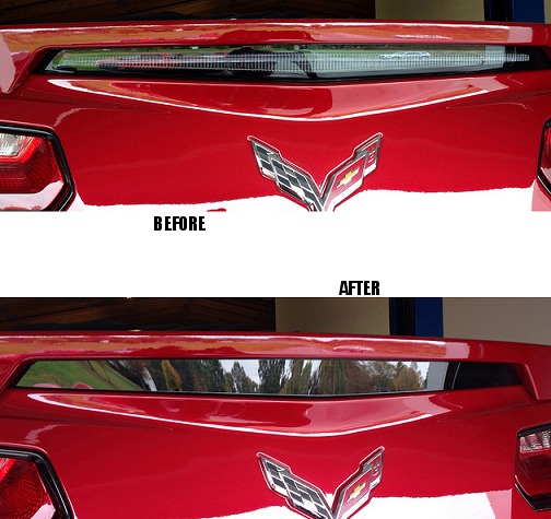 C7 Corvette Blackout Kit 3rd Brake light Spoiler