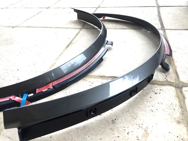 C7 Corvette Z06 Replacement Front Wheel Opening Moldings Spats Set