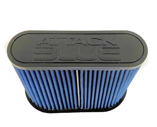 2014-2019 C7 Corvette LT1 LT4 Attack Blue Nano Dry Frankenstein Air Filter