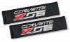 C7 Z06 Corvette Seat Belt Shoulder Harness Pad embroidered Z06 logo