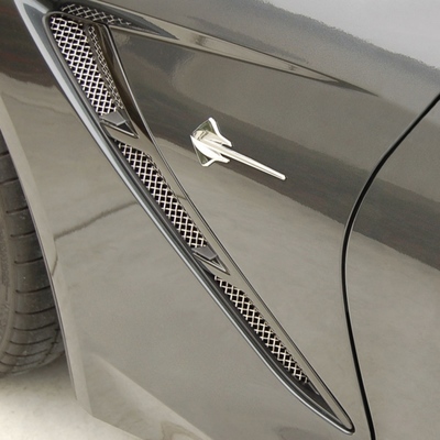 C7 Corvette Stingray RaceMesh Front Fender Grilles package