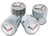 C7 Corvette Wheel Valve Stem Caps Set