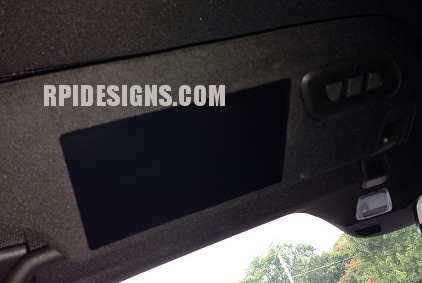 C7 Corvette Visor Warning Label Decals Covers