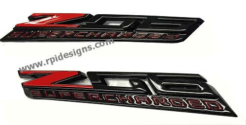 C7 Corvette Stingray Z06 Fender Emblems Badges