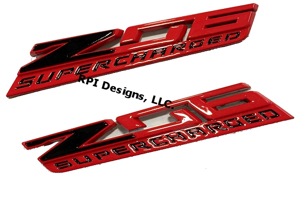 C7 Corvette Stingray Z06 Fender Emblems Badges