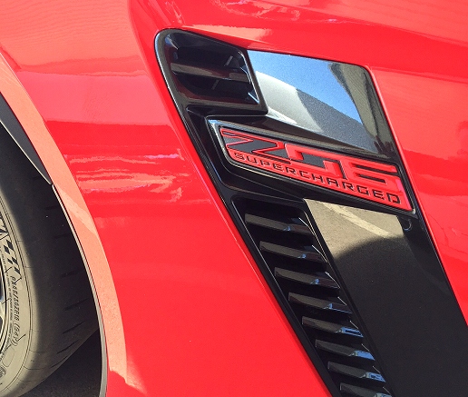 C7 Corvette Stingray Z06 Fender Emblems Badges