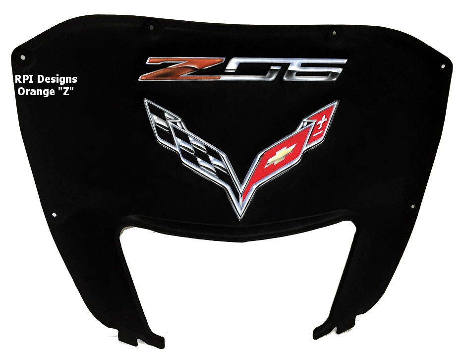 C7 Z06 Corvette Stingray Premium AirBrushed Hood Liner