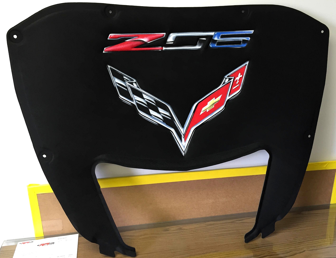 C7 Corvette Z06 Custom Airbrushed Hood Liner