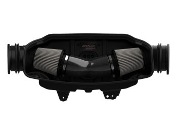 C8 Corvette aFe Power Track Series Carbon Fiber Cold Air Intake System w/Filters