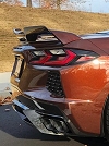 2020-2025 C8 Corvette AGM Carbon Fiber Z51 Spoiler Wickers Set
