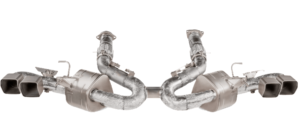 2020-2025 Corvette C8 Akrapovic Slip On Line - Titanium
