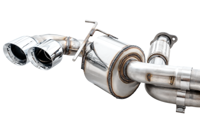 C8 Corvette AWE Touring Edition Exhaust With Chrome Silver Tips