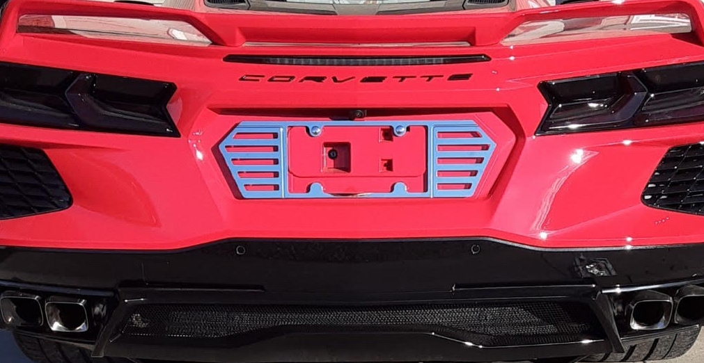 2020-2022 C8 Corvette Billet License Plate Frame