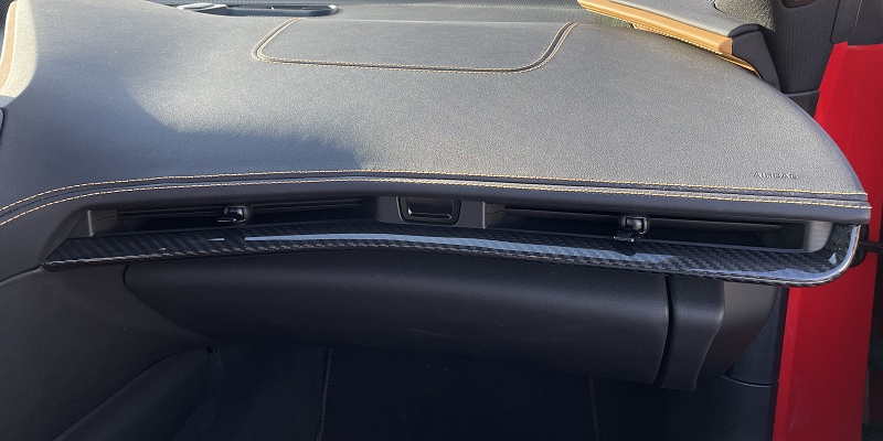 C8 Corvette Carbon Fiber Dash Trim Package