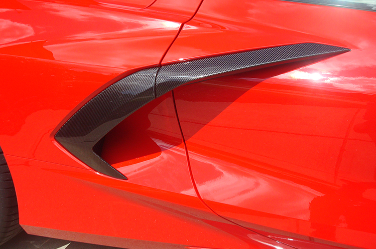 2020-2025 C8 Corvette Carbon Fiber Exterior Door Handles Replacements